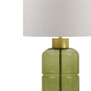 seamlessly blending elegance and contemporary allure. Crafted from captivating green glass