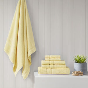 Dry off with the bliss comfort of our 510 Design Aegean 100% Turkish Cotton 6 Piece Towel Set. Made from 100% Turkish cotton