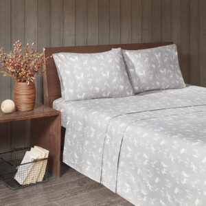 Stay warm and cozy through the night with this incredibly soft cotton flannel sheet set. Featuring fun novelty and classic prints