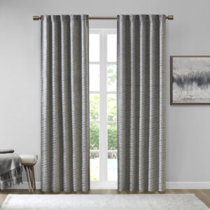 Elevate your living space with the 510 Design Colt Poly Velvet Window Panel Pair. Crafted from soft