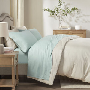 Fall asleep in the fresh allure of the Rayon from Bamboo Sheet Set. Made from Rayon from Bamboo