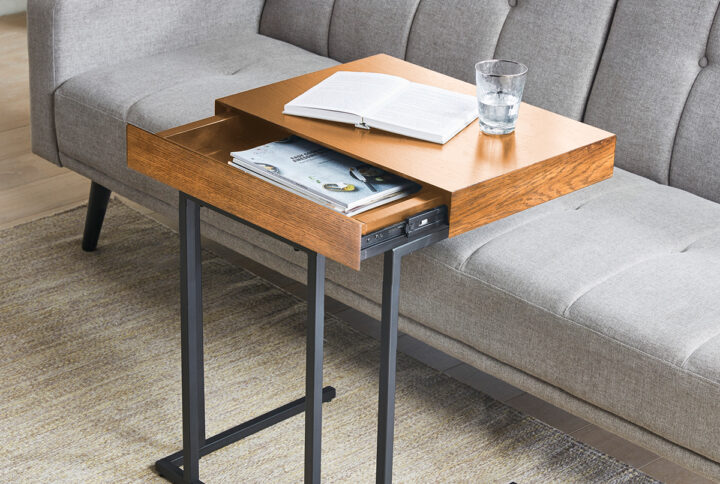 The Wynn pull up table focuses on utility and functionality