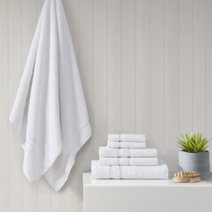 Dry off with the bliss comfort of our 510 Design Aegean 100% Turkish Cotton 6 Piece Towel Set. Made from 100% Turkish cotton