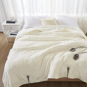 Sleep in ease in our Beautyrest Heated blanket with Secure Comfort Technology