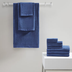 The 510 Design Big Bundle 100% Cotton 12 PC Bath Towel Set provides a simple and easy update to complete your bathroom. This lightweight towel set is made from 100% cotton for a super soft and natural feel