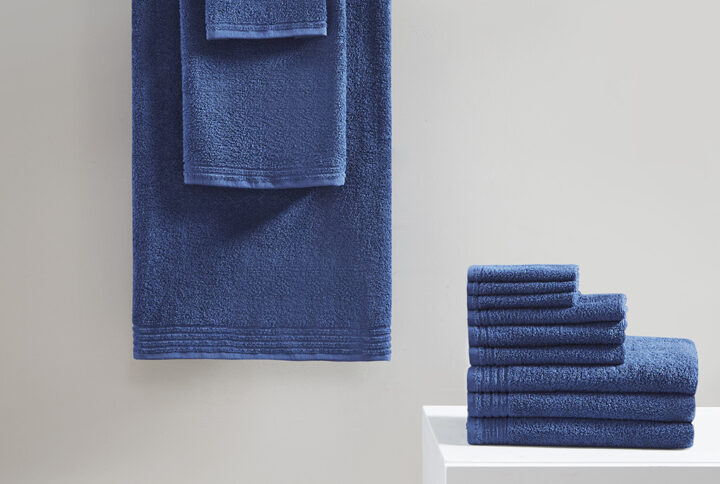 The 510 Design Big Bundle 100% Cotton 12 PC Bath Towel Set provides a simple and easy update to complete your bathroom. This lightweight towel set is made from 100% cotton for a super soft and natural feel