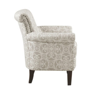 this club chair brings a chic style to your home decor. Leg assembly required.