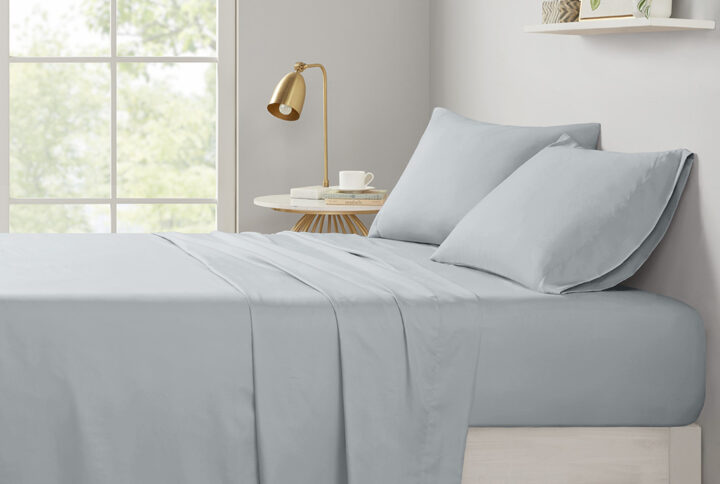 Ensure a comfortable night's sleep with this soft and smooth microfiber sheet set. Naturally wrinkle-free while providing the perfect comfort all year long. These sheets are also OEKO-TEX certified