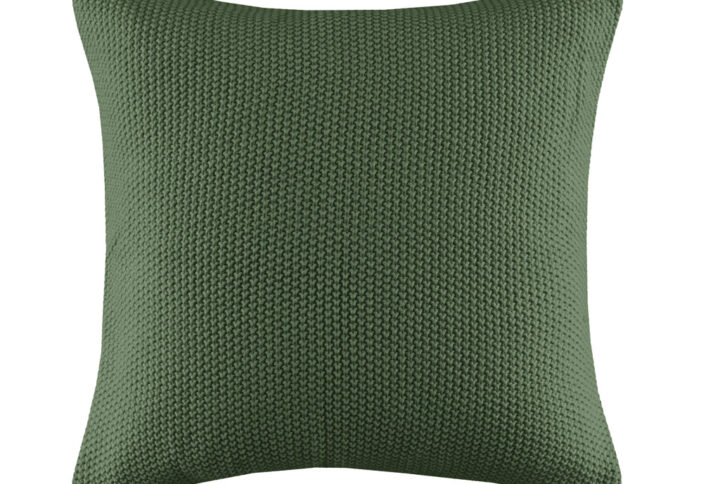 The INK+IVY Bree Knit Square Pillow Cover offers a simple and cozy addition to your living room decor. This knit pillow cover is made from ultra-soft acrylic to create a casual cottage look. A hidden zipper closure provides a clean finished edge to the design. Machine washable for easy care