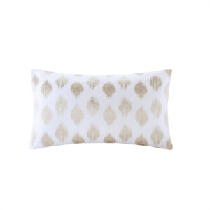 The INK+IVY Stella Dot Oblong Pillow is the perfect decor to give your space a mid-century flair. Luxuriously elegant