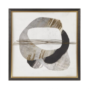 Update your home with the modern flair of our Madison Park Auric Beam Gold Foil Abstract Framed Canvas Wall Art. This unique framed wall art features a black