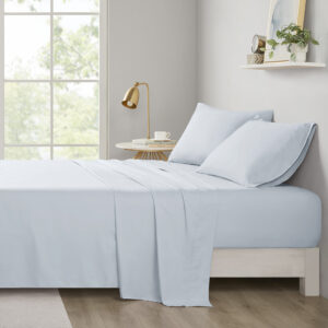 Ensure a comfortable night's sleep with this soft and smooth microfiber sheet set. Naturally wrinkle-free while providing the perfect comfort all year long. These sheets are also OEKO-TEX certified