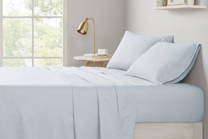 Ensure a comfortable night's sleep with this soft and smooth microfiber sheet set. Naturally wrinkle-free while providing the perfect comfort all year long. These sheets are also OEKO-TEX certified