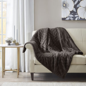 Keep yourself warm and cozy with the Arctic plush throw. The ultra plush fabric is incredibly soft and features a checkboard design for added texture and dimension. This throw is machine washable for easy care and is also OEKO-TEX certified