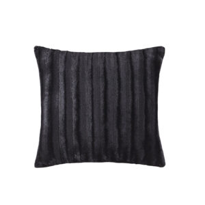 Indulge in luxury and comfort with this solid faux fur square pillow. Made from an ultra soft plush fabric