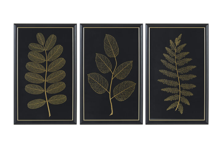 Discover the Gilded Nature 3-Piece Framed Art Set