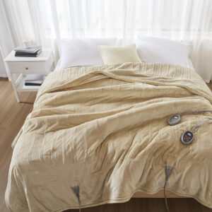 Sleep in ease in our Beautyrest Heated blanket with Secure Comfort Technology