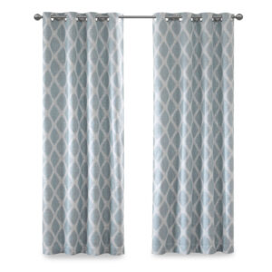 our SunSmart Blakesly Printed Ikat Blackout Panel is the perfect update to any room. Fresh and chic