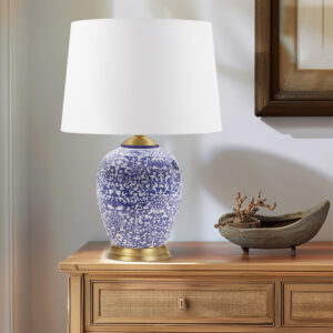 Introducing the Mystique Table Lamp from the Martha Stewart Lily Pond Collection