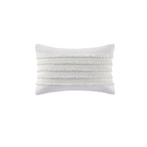 Complete your bedroom decor with the globally-inspired charm of the INK+IVY Daria Cotton Oblong Pillow. Made from a cotton canvas fabric