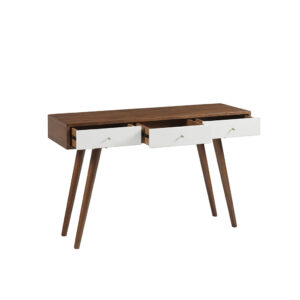 this writing desk is sure to make a statement in your home. Leg assembly is required.