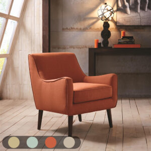 Update your living room with the Madison Park Oxford Mid-Century Accent Chair. Featuring mid-century inspired curves