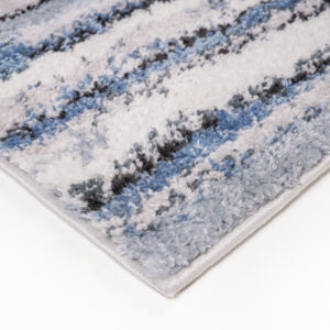 high pile makes this abstract modern rug great for high-traffic areas