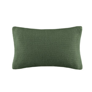 The INK+IVY Bree Knit Oblong Pillow Cover offers a simple and cozy addition to your living room or bedroom decor. This knit pillow cover is made from ultra-soft acrylic to create a casual cottage look. A hidden zipper closure provides a clean finished edge to the design. Machine washable for easy care