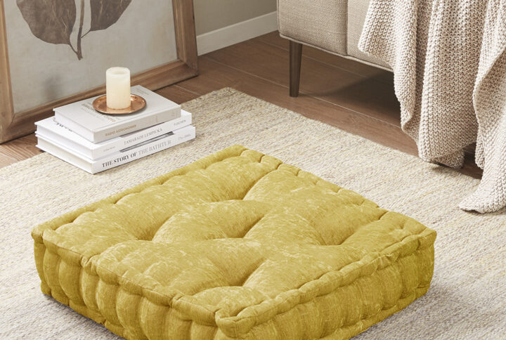 Create a cozy retreat anywhere in your home with our Intelligent Design Azza Chenille Square Floor Pillow Cushion. This floor pillow is featured in soft and trendy colors for the perfect feminine flair