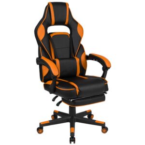 X40 Gaming Chair Racing Computer Chair - Black/Orange From Flash Furniture