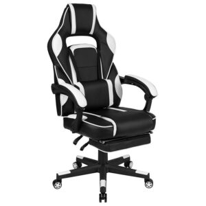 X40 Gaming Chair Racing Computer Chair - White From Flash Furniture