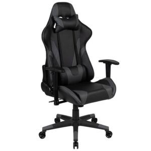 X20 Gaming Chair Racing Office Computer Swivel Chair with Back in Gray From Flash Furniture