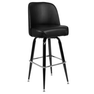 Metal Barstool with Swivel Bucket Seat From Flash Furniture