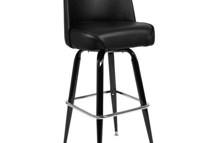 Metal Barstool with Swivel Bucket Seat From Flash Furniture