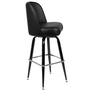 Metal Barstool with Swivel Bucket Seat From Flash Furniture