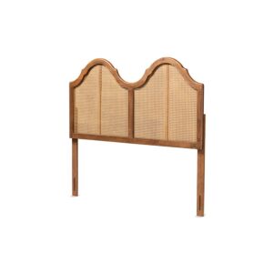 Synthetic Rattan Queen Size Arched Headboard From Baxton Studio