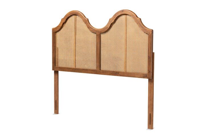 Synthetic Rattan Queen Size Arched Headboard From Baxton Studio