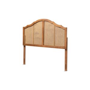 Synthetic Rattan King Size Arched Headboard From Baxton Studio