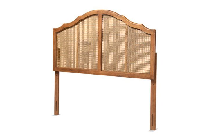 Synthetic Rattan King Size Arched Headboard From Baxton Studio