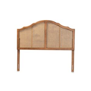 Synthetic Rattan King Size Arched Headboard From Baxton Studio