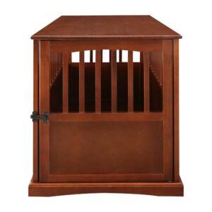 Pet Crate End Table - Walnut From Casual Home