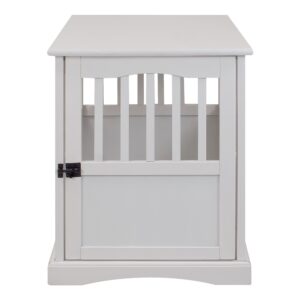 Pet Crate End Table-White From Casual Home