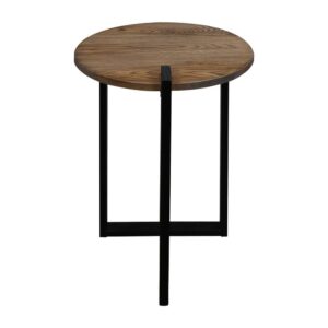 Sundial Contemporary Round End Table From American Trails