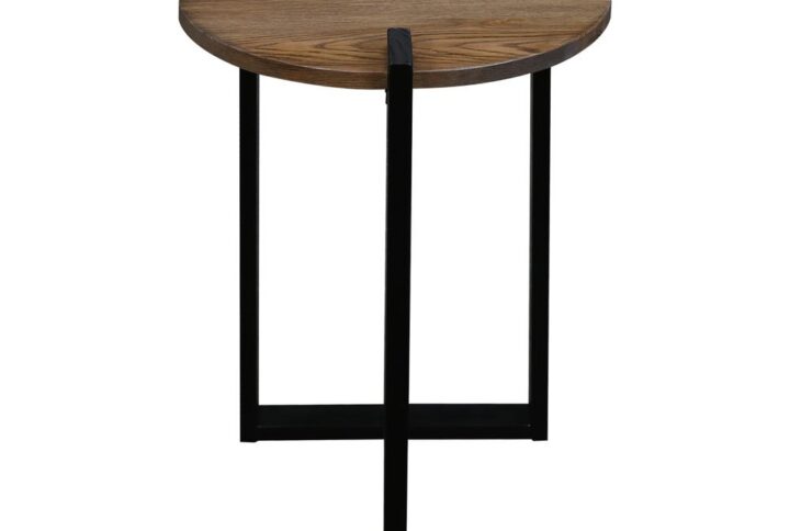 Sundial Contemporary Round End Table From American Trails