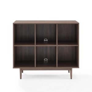 Liam 6 Cube Bookcase Walnut From Crosley Furniture