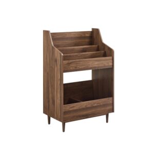 Liam Record Storage Stand Walnut From Crosley