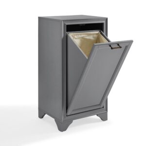 Tara Linen Hamper Gray From Crosley Furniture