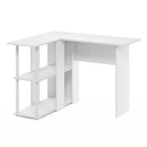 Abbott L-Shape Desk with Bookshelf