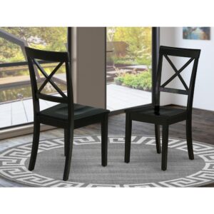 BOC-BLK-W (set of 2) From East West Furniture