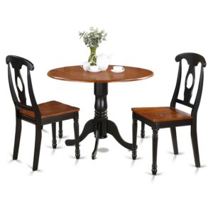 3  Pc  small  Kitchen  Table  set-  small  Table  and  2  Dining  Chairs From East West Furniture